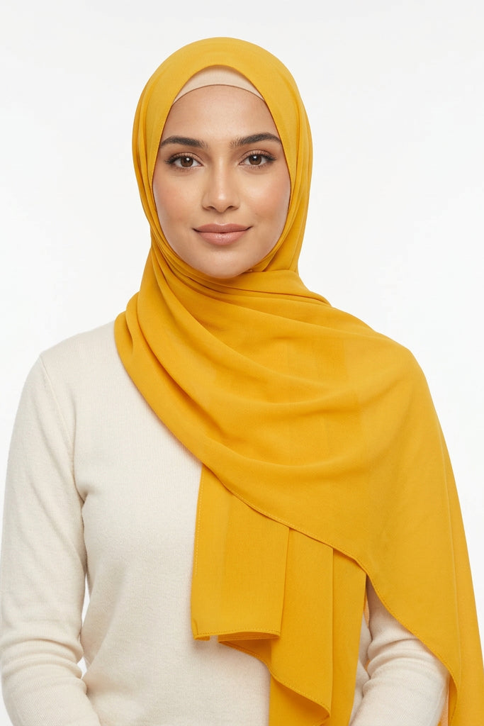 Premium-Chiffon Sun Burst