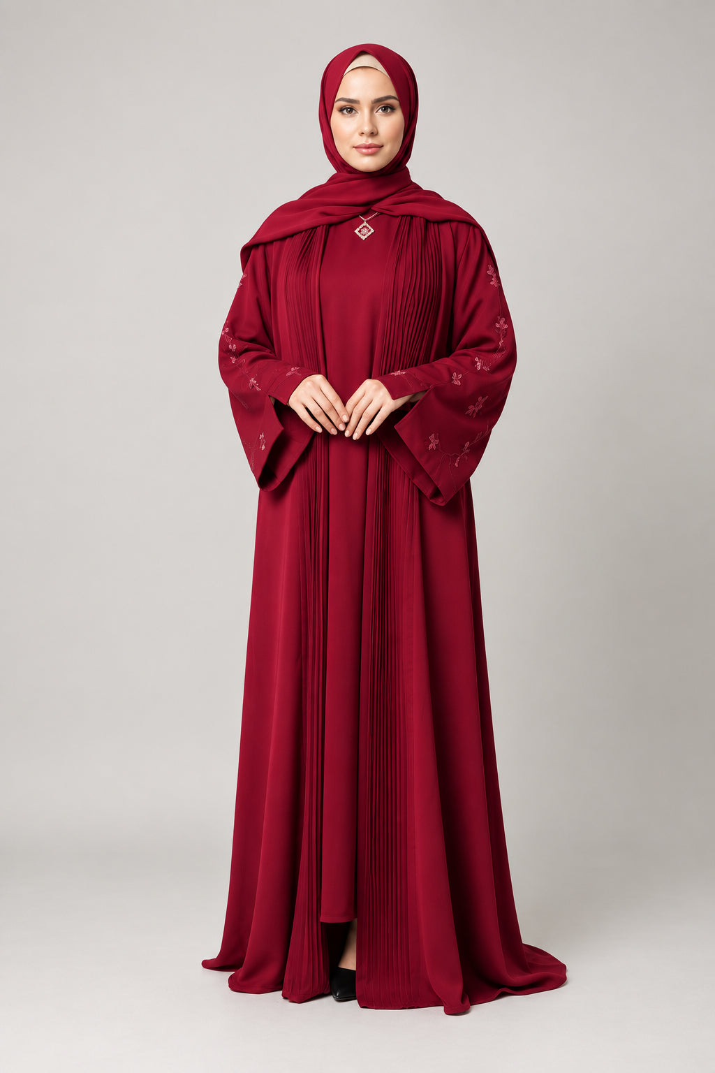 The Serenity Silk Abaya