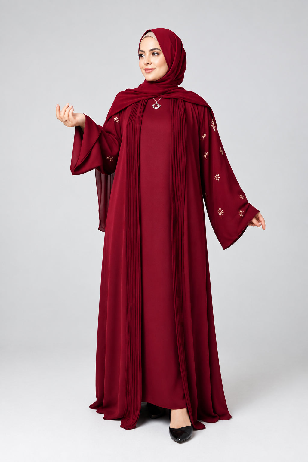 The Serenity Silk Abaya