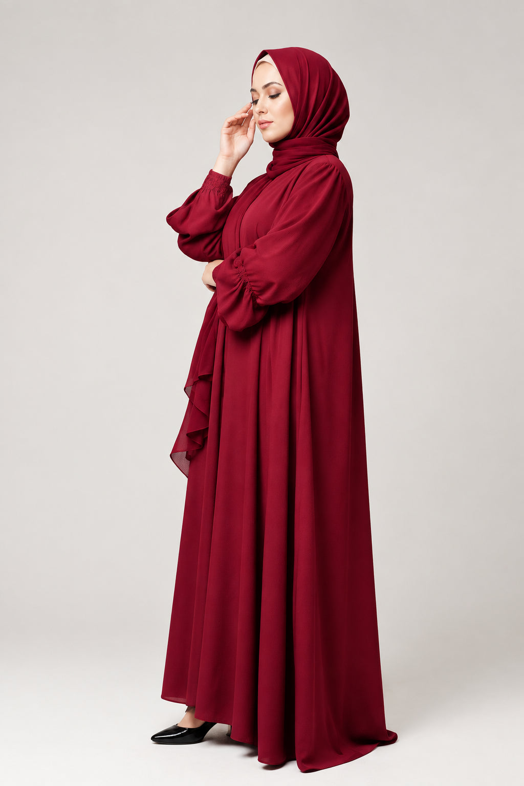 The Serenity Silk Abaya