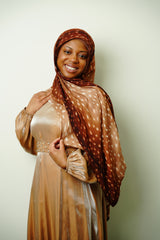 Premium Modal Fawn Print Hijab