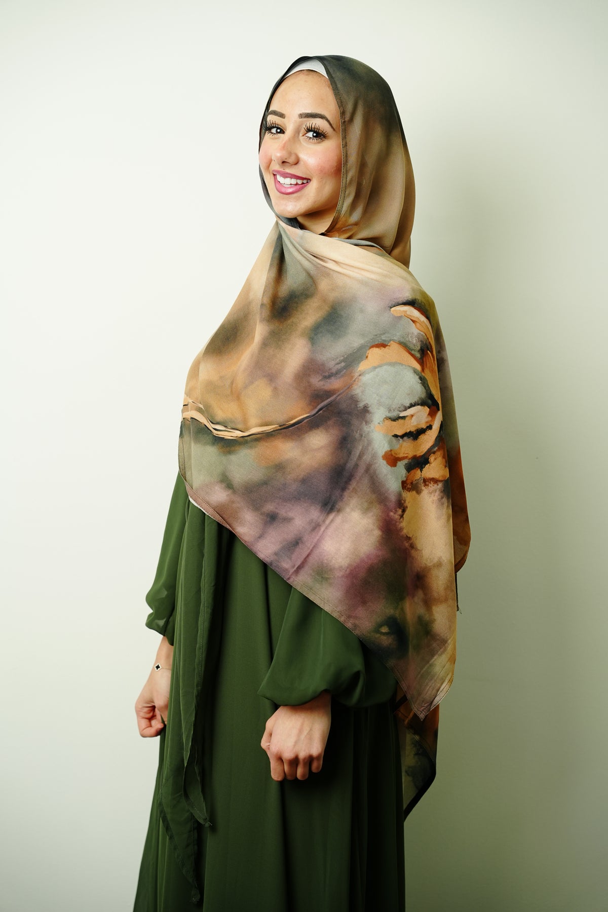 Premium Modal Watercolor HIjab