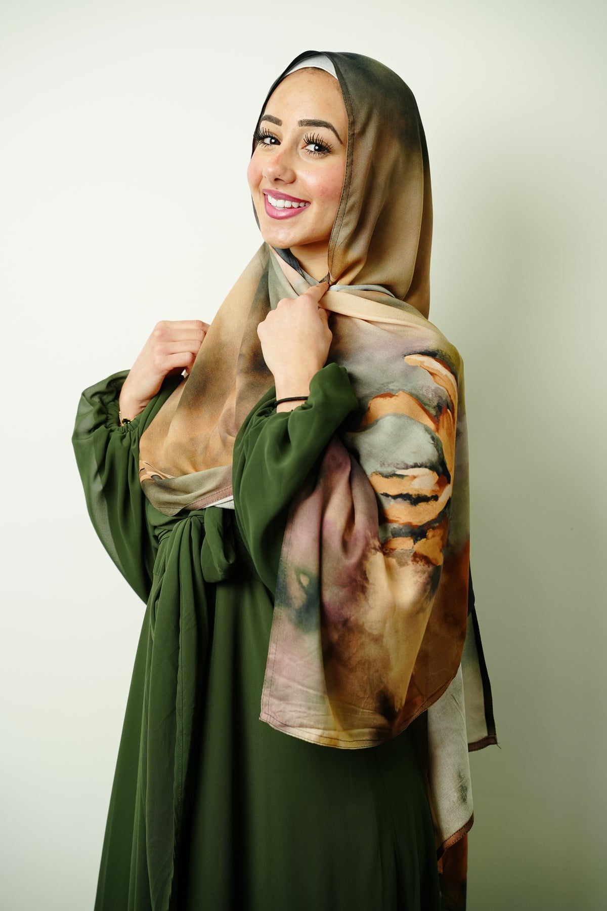 Premium Modal Watercolor HIjab