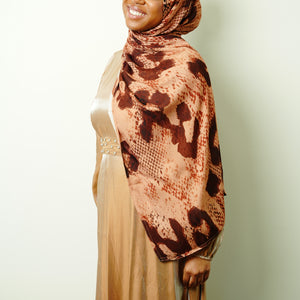 Premium Modal Snakeskin Print Hijab