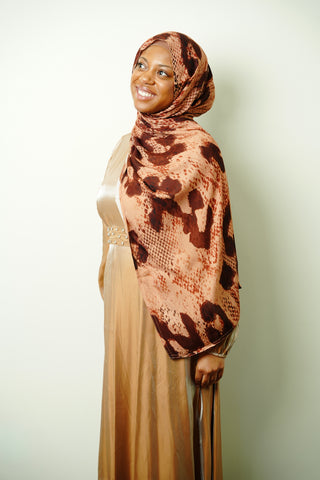 Premium Modal Snakeskin Print Hijab