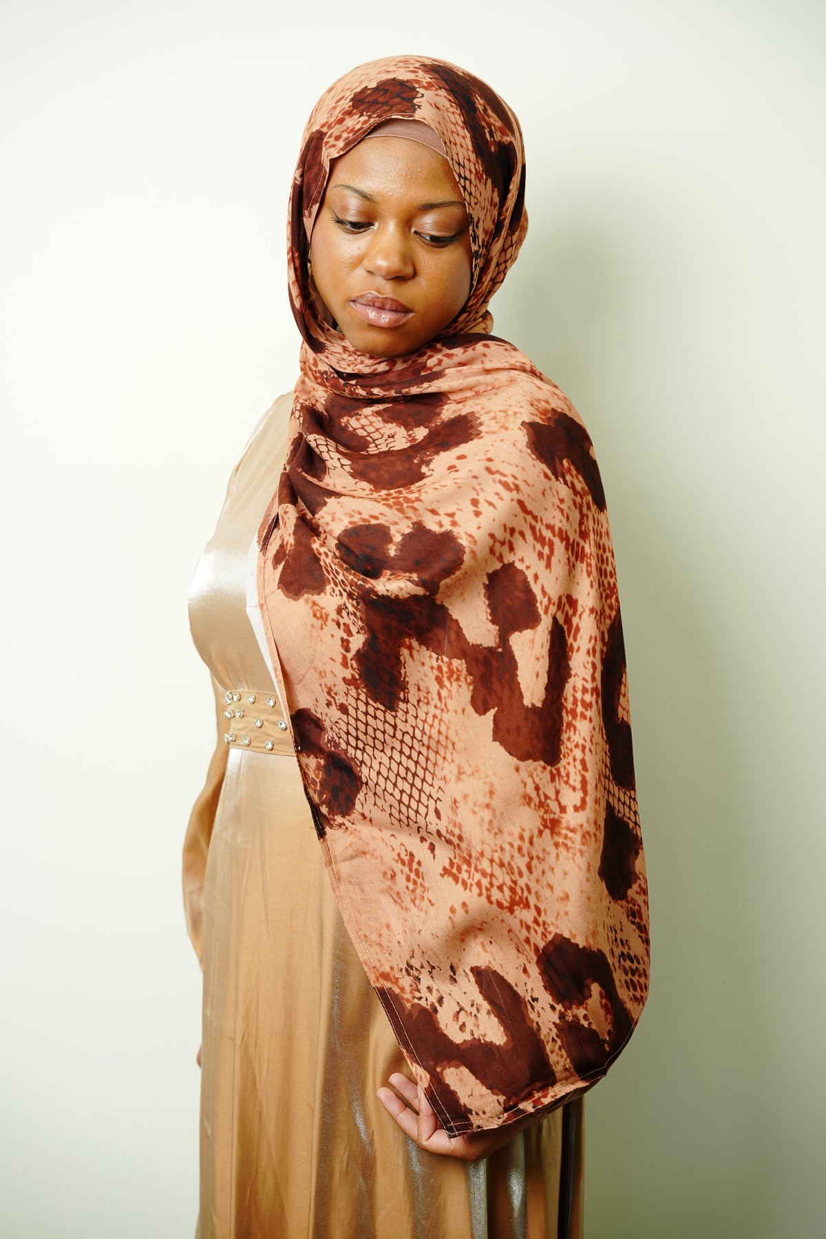 Premium Modal Snakeskin Print Hijab