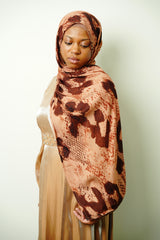 Premium Modal Snakeskin Print Hijab