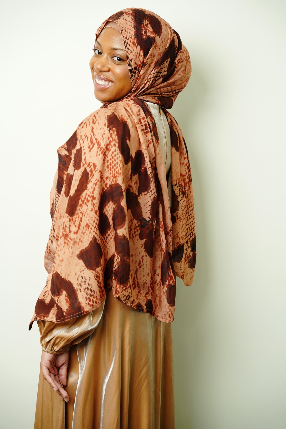 Premium Modal Snakeskin Print Hijab