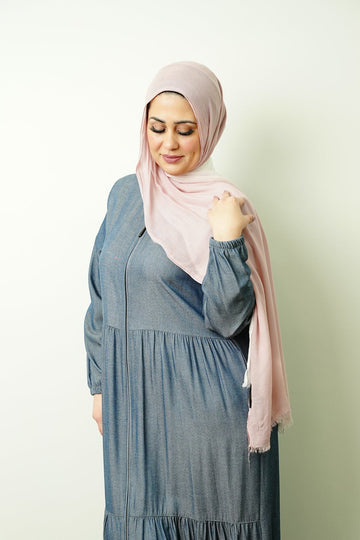Premium Modal Blush Pink White Ombre