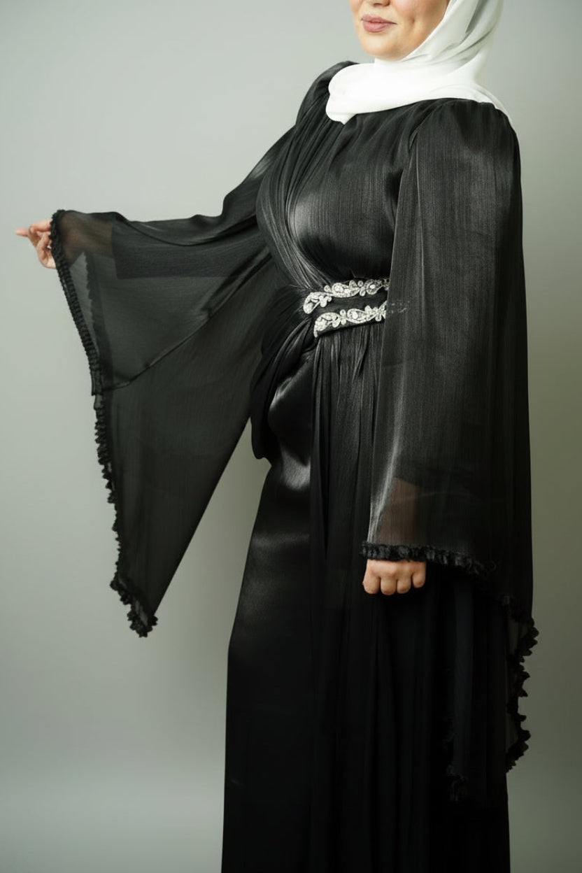 The Sultana Gown in Black