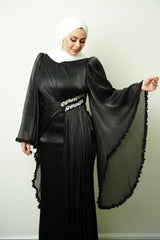 The Sultana Gown in Black