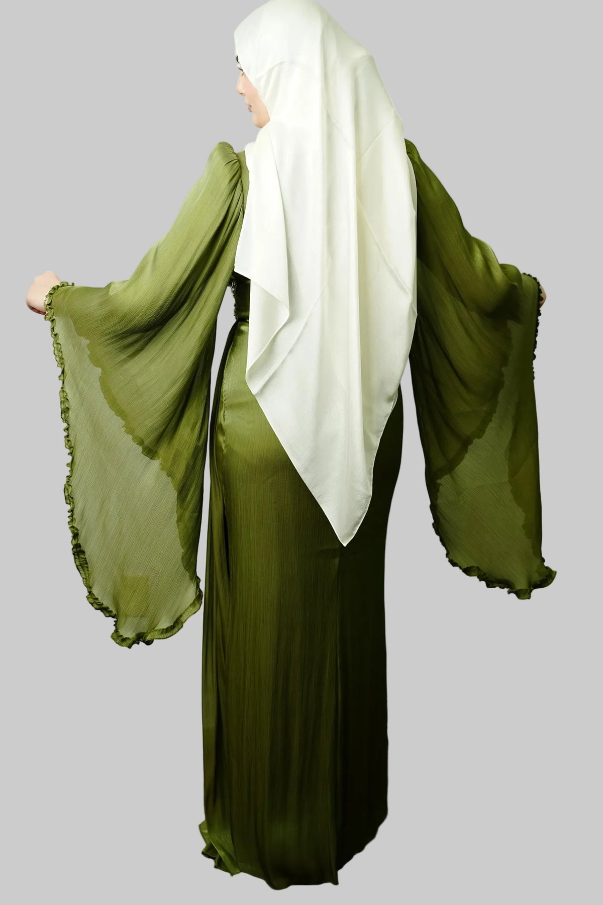 The Sultana Gown in Olive