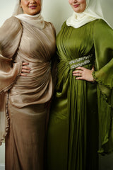 The Sultana Gown in Champagne