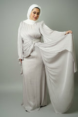 The Sultana Gown in Silver