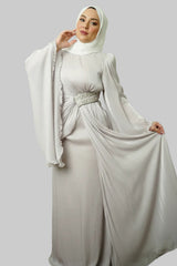 The Sultana Gown in Silver