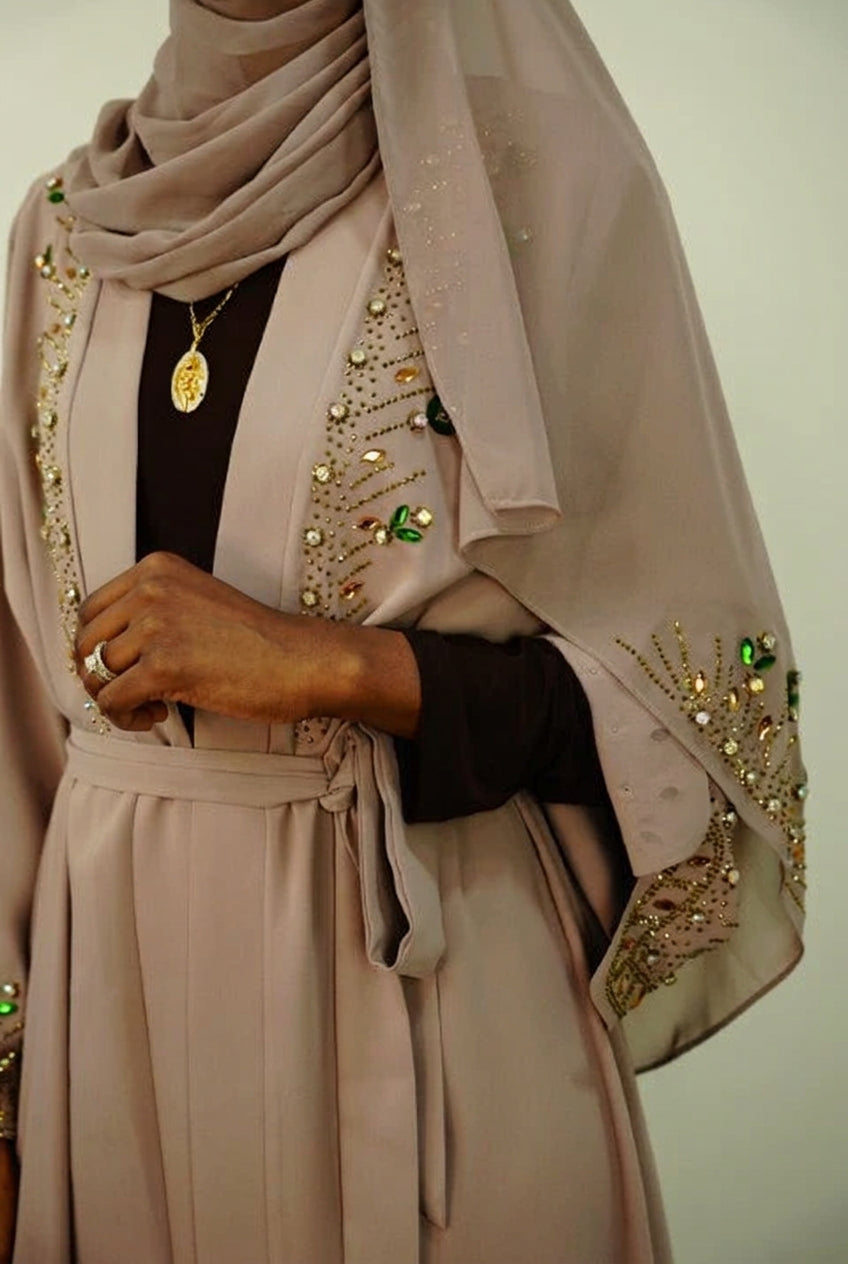 The Emerald Reverie Abaya