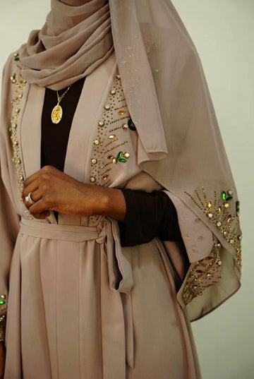 The Emerald Reverie Abaya