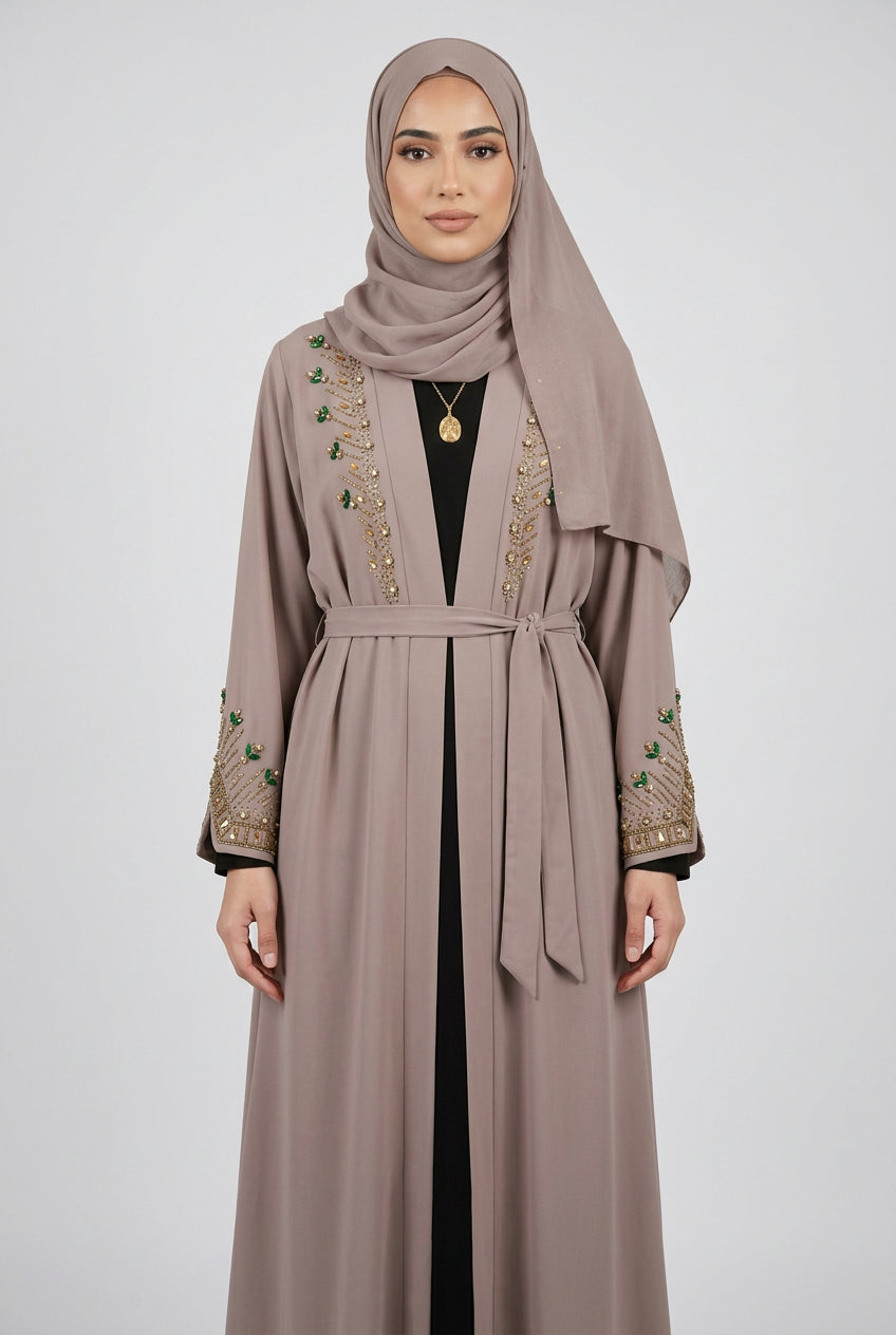 The Emerald Reverie Abaya