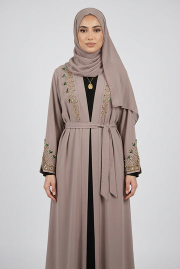 The Emerald Reverie Abaya