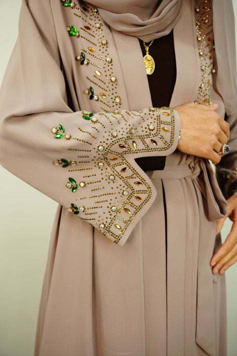 The Emerald Reverie Abaya