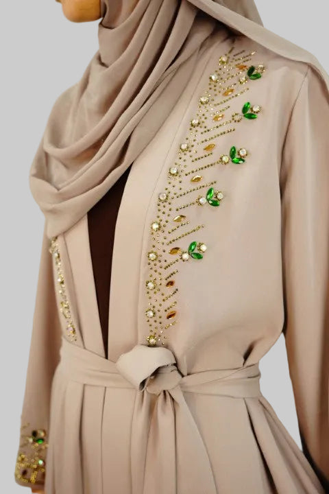 The Emerald Reverie Abaya
