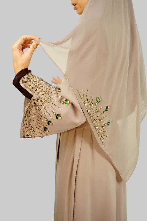 The Emerald Reverie Abaya