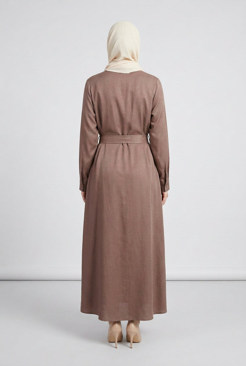 The Gilded Bloom Abaya