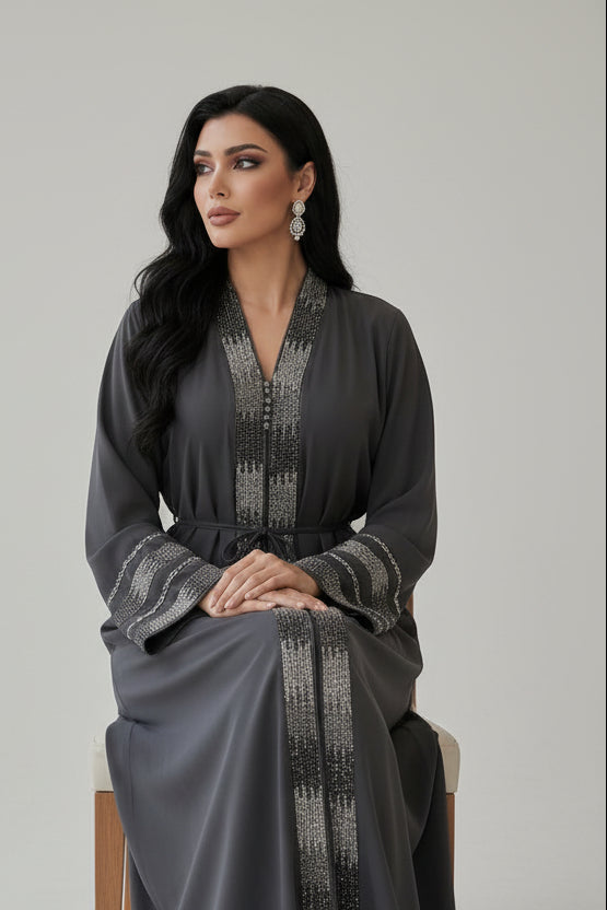 The Dove Grey Abaya