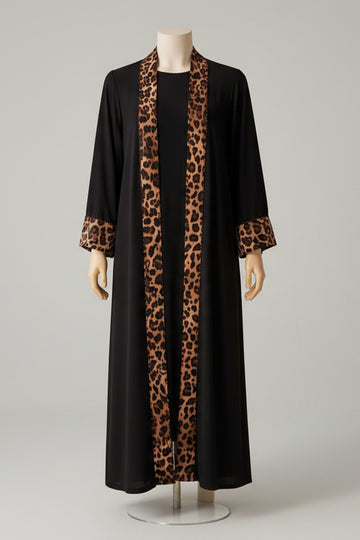 The Leoppard Luxe Abaya
