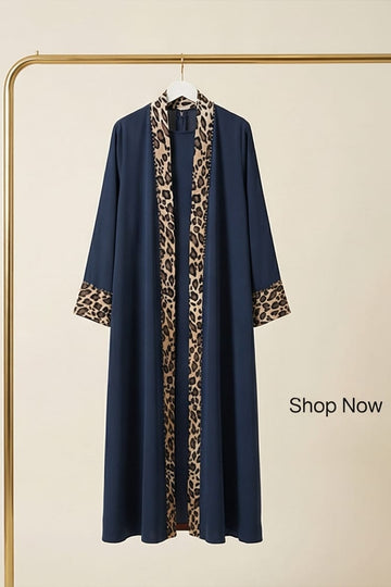 The Leoppard Luxe Abaya
