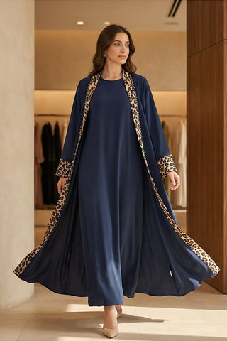 The Leoppard Luxe Abaya