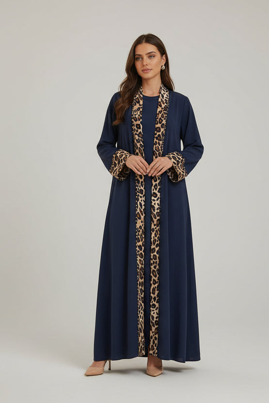 The Leoppard Luxe Abaya