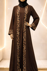 The Leoppard Luxe Abaya