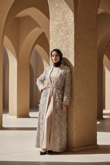 The Feathered Grace Abaya