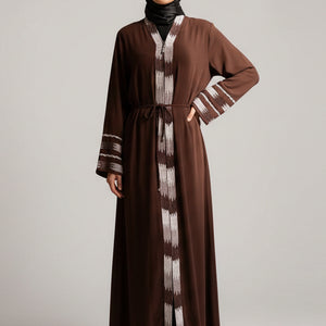 The Truffle Embellished Abaya
