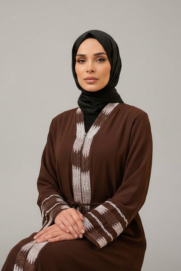 The Truffle Embellished Abaya