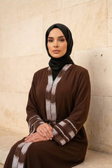 The Truffle Embellished Abaya