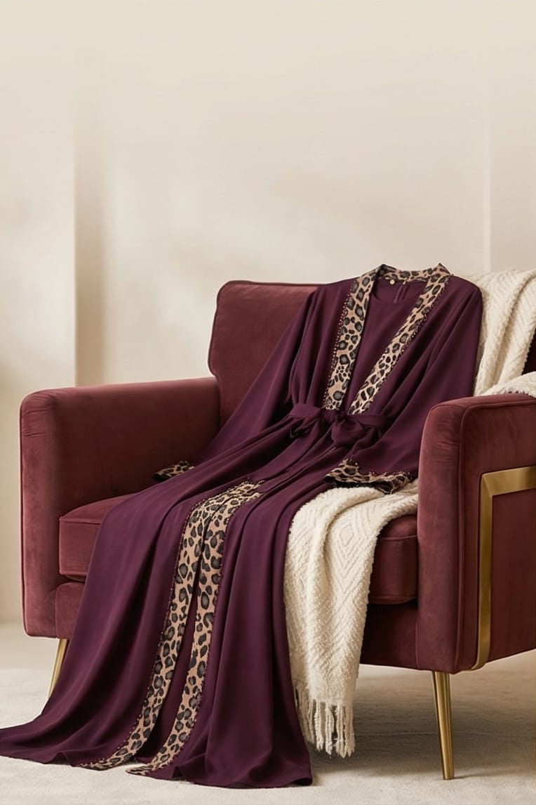 The Leoppard Luxe Abaya