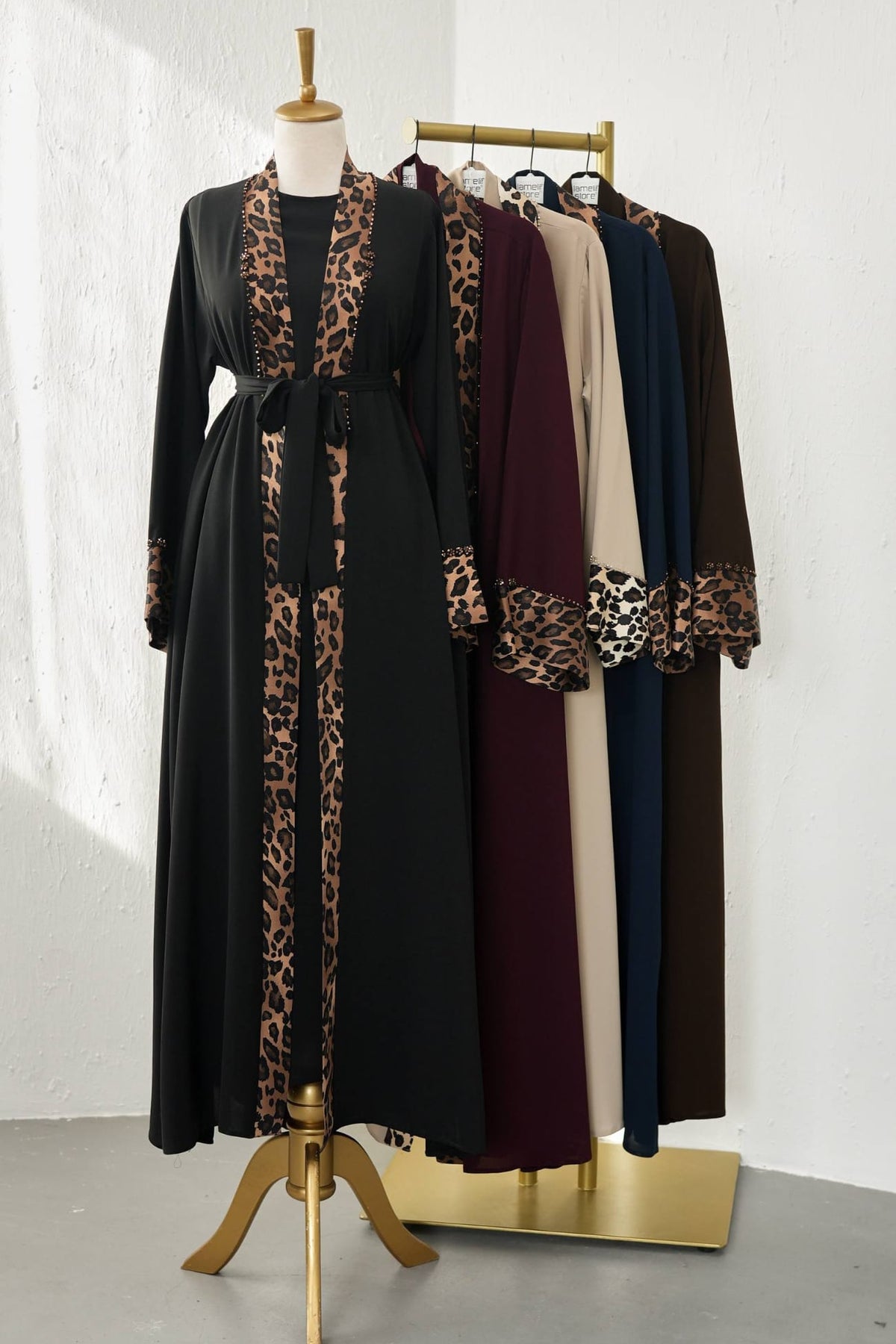 The Leoppard Luxe Abaya
