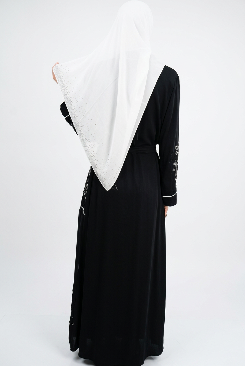 Abaya back view