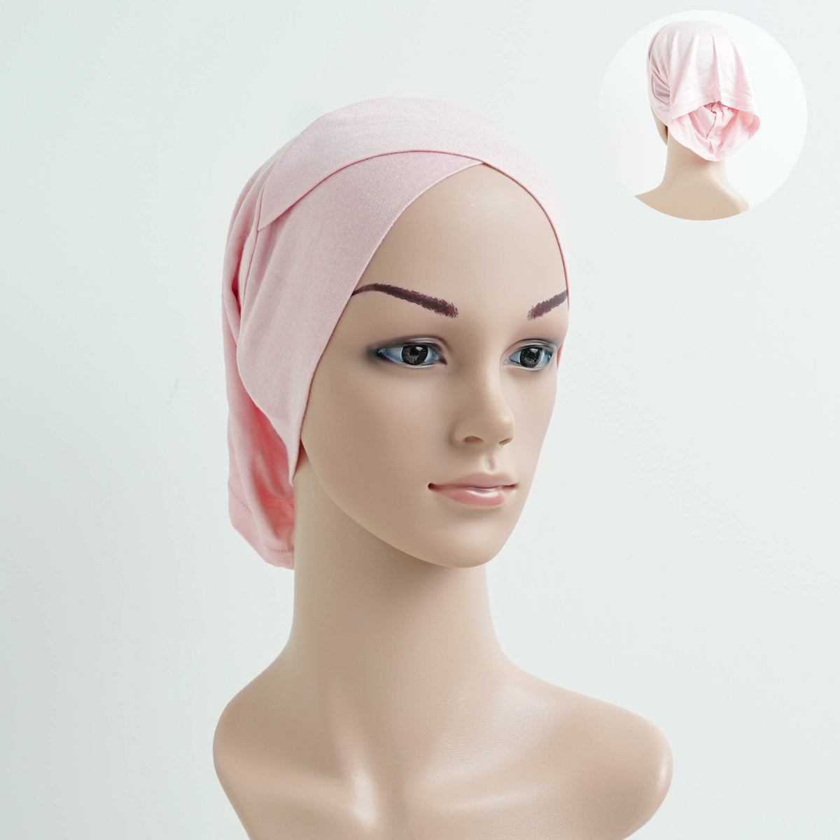 Criss Cross Bonnet Baby pink