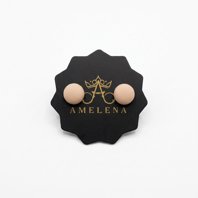 Beige pin pair