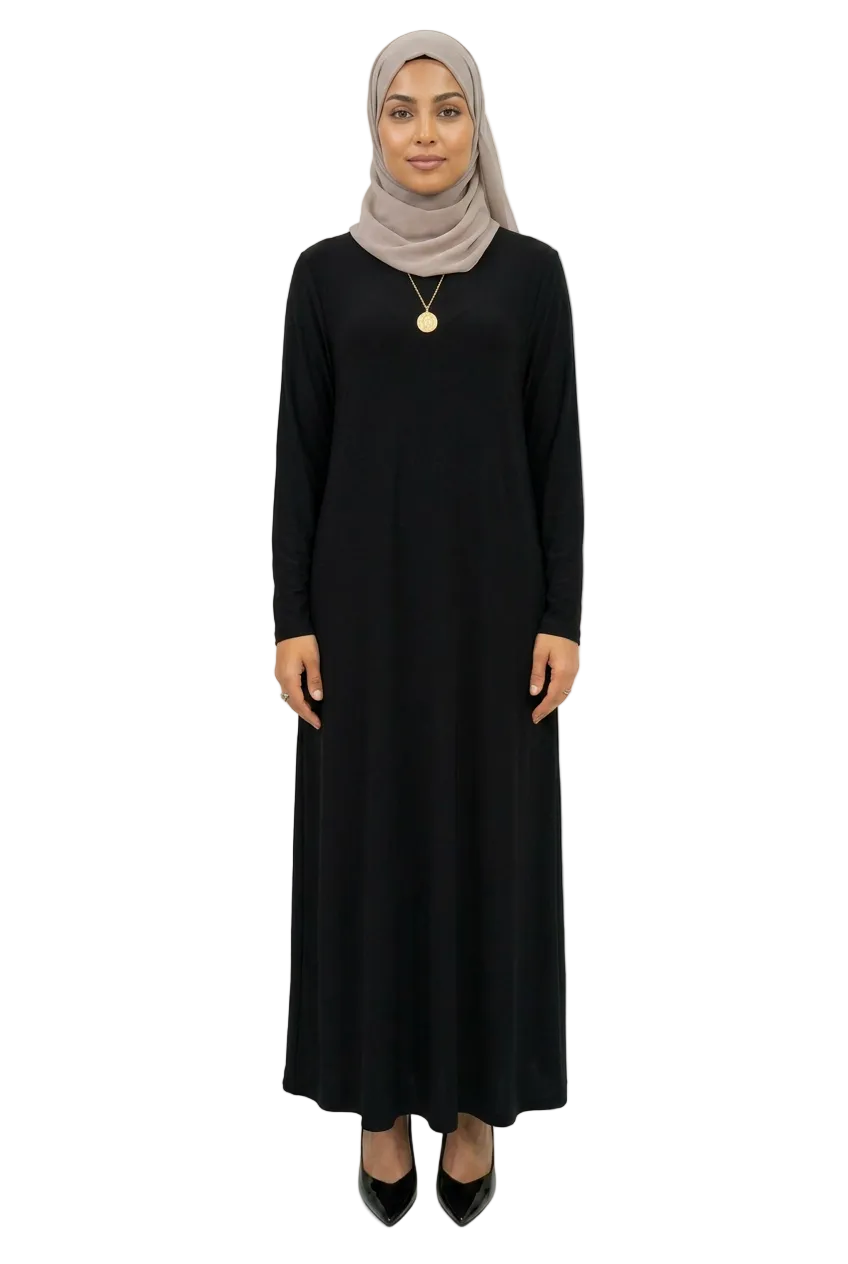 Black dress front view