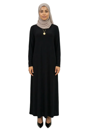 Black dress front view