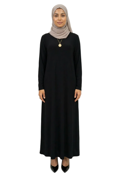 Black dress front view