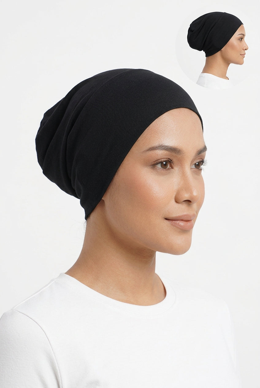 Closed Back Bonnet Black