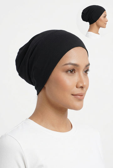 Closed Back Bonnet Black