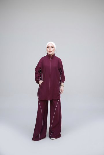 Burgundy set studio edit