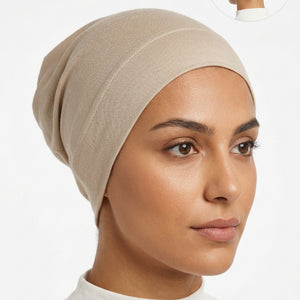 Closed Back Bonnet Beige