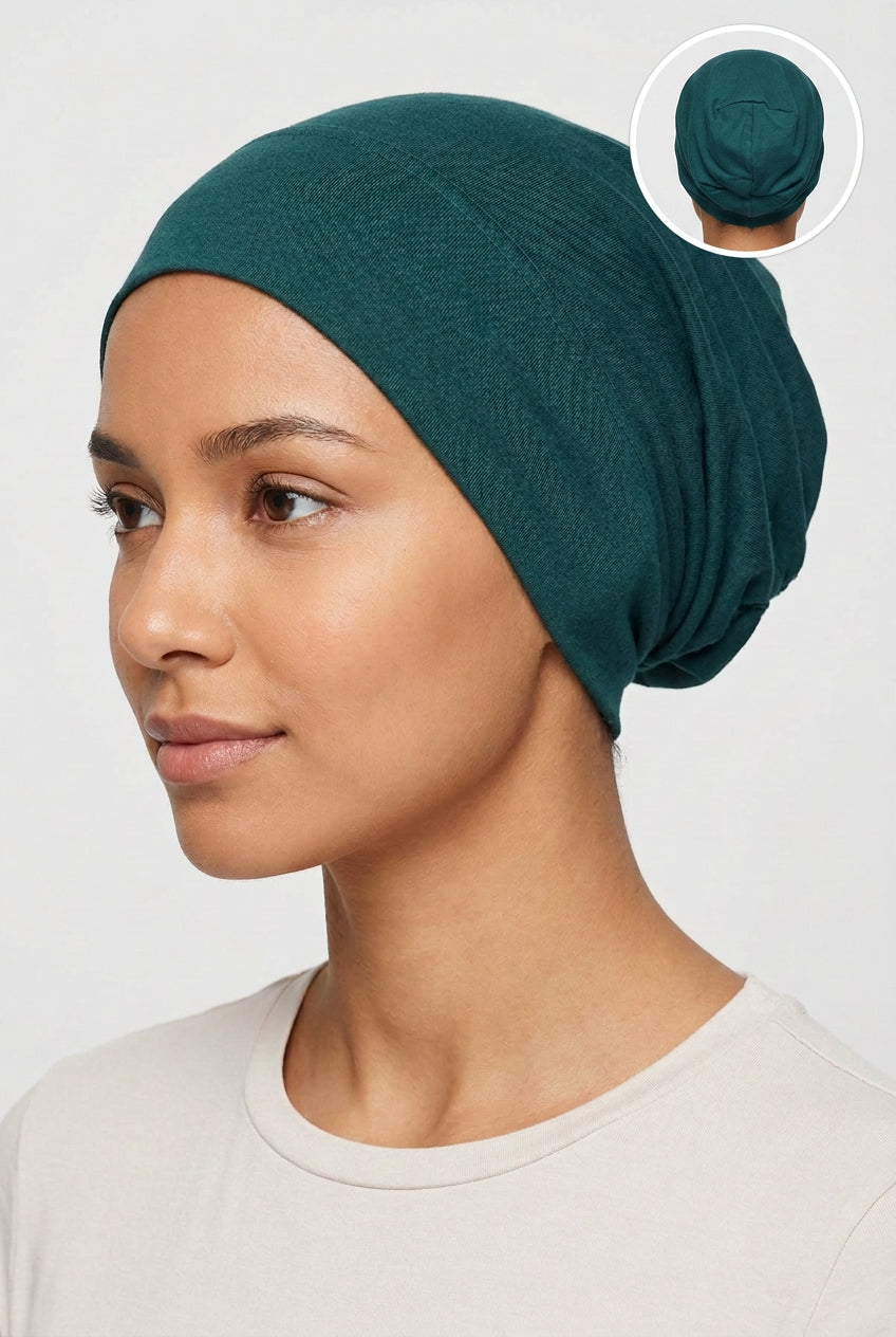 Closed Back Bonnet Forest Green